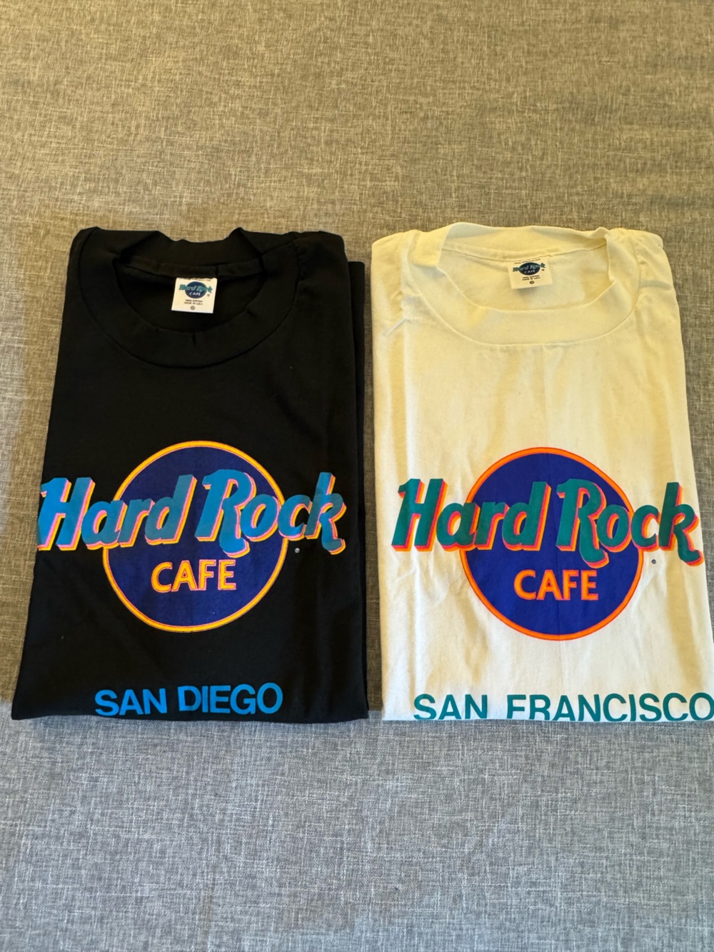 Two Hard Rock Cafe Tee Shirts San Francisco / San Diego New XL - Picture 8 of 16